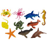 Sada figúriek morských zvierat - 12 kusov